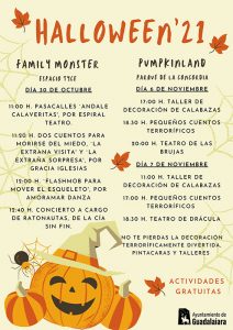 La previsión de lluvias obliga a trasladar el campo de calabazas y ‘Cazadores de demonios’ a los días 6, 7 y 20 de noviembre, respectivamente