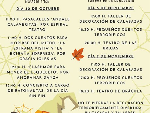 La previsión de lluvias obliga a trasladar el campo de calabazas y ‘Cazadores de demonios’ a los días 6, 7 y 20 de noviembre, respectivamente