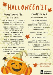 Halloween llega este año a Guadalajara con un gran campo de calabazas en La Concordia, cuentos terroríficos, teatro y baile en el casco histórico