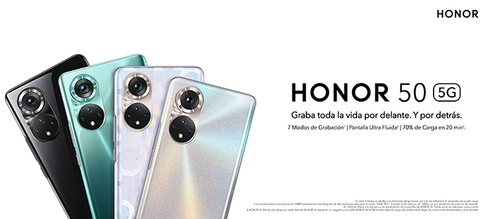 HONOR lanza oficialmente la serie HONOR 50 y presenta HiHonor, su tienda online con imagen renovada 1 HONOR lanza oficialmente la serie HONOR 50 y presenta HiHonor, su tienda online con imagen renovada