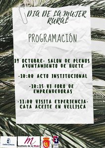 Huete celebrará el Día de la Mujer Rural el 19 de octubre