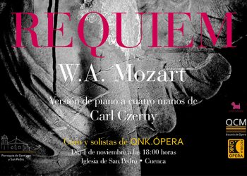 La Escuela de Ópera de Cuenca realizará dos sesiones del Requiem de Mozart en la Festividad de los Santos La Escuela de Ópera de Cuenca realizará dos sesiones del Requiem de Mozart en la Festividad de los Santos