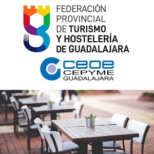 La Federación de Turismo y Hostelería de Guadalajara, satisfecha por la ampliación de la ocupación de las plazas de aparcamiento para las terrazas