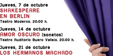 La obra ‘Shakespeare en Berlín’ inaugura este jueves el ciclo de teatro ‘Pura escena’ de Guadalajara en el Moderno