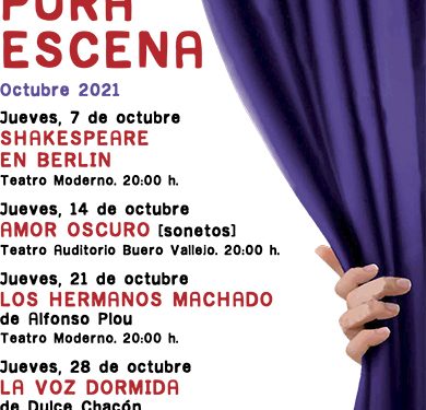 La obra ‘Shakespeare en Berlín’ inaugura este jueves el ciclo de teatro ‘Pura escena’ de Guadalajara en el Moderno