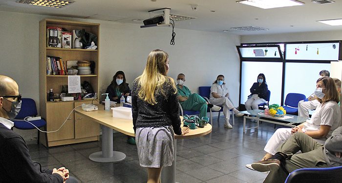 La ONCE forma a los profesionales del Servicio de Oftalmología del Hospital de Guadalajara 1 La ONCE forma a los profesionales del Servicio de Oftalmología del Hospital de Guadalajara
