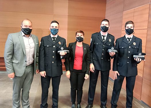 Los dos nuevos policías locales de Sigüenza ya son funcionarios de carrera