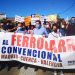 Más de 50 optenses defendieron el ferrocarril en Madrid