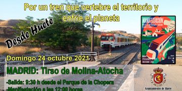 Nuevas manifestaciones en defensa del ferrocarril en Cuenca y en Madrid