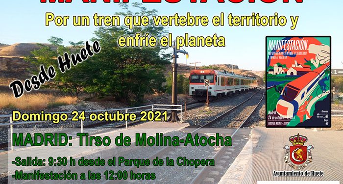 Nuevas manifestaciones en defensa del ferrocarril en Cuenca y en Madrid 1 Nuevas manifestaciones en defensa del ferrocarril en Cuenca y en Madrid