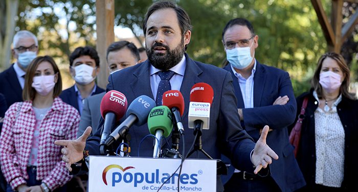 Núñez avanza que el PP enmendará los Presupuestos regionales si el PSOE rechaza la propuesta para la construcción de la autovía Albacete-Cuenca