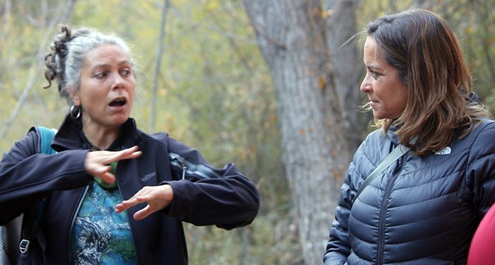 Olga Villanueva junto a Gemma de Sentir el Alto Tajo