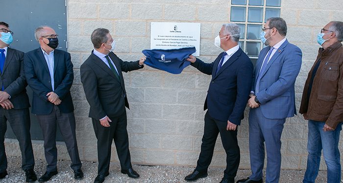 Page inaugura el nuevo depósito de agua de Mondéjar que solventará los problemas de abastecimiento de más de 2.600 habitantes del medio rural