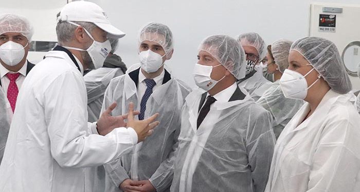 Salinas «La llegada de Mixer es un ‘win-win’ para empresa, plantilla, sus familias, y para toda la ciudadanía de Cabanillas»