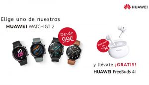 Vuelve a tu rutina deportiva con la Serie Huawei Watch GT 2, ahora acompañada de los auriculares Huawei FreeBuds 4i