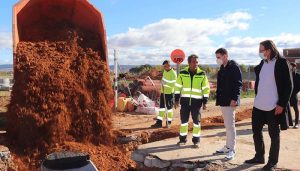 A todo ritmo la obra de renovación de colectores del «Barrio de los Pintores» de Cabanillas
