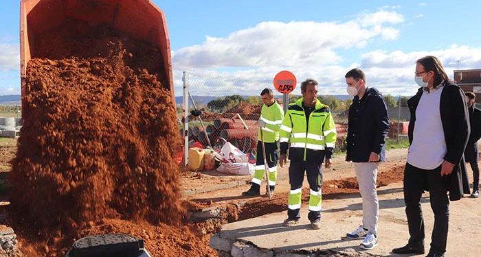 A todo ritmo la obra de renovación de colectores del «Barrio de los Pintores» de Cabanillas