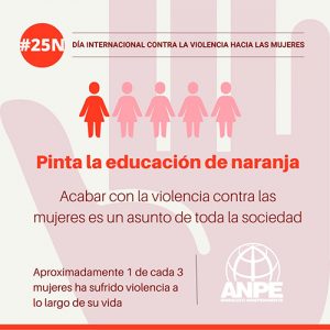 ANPE apuesta por la Educación como herramienta fundamental para erradicar la violencia contra las mujeres