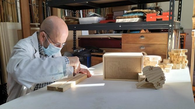 APACE Toledo gana el concurso de diseño de trofeos de Fundación Eurocaja Rural