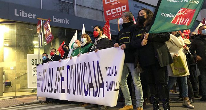 Cuenca se moviliza contra el ERE de Unicaja 1 Cuenca se moviliza contra el ERE de Unicaja