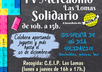 El AMPA Estrella Ortiz del C.E.I.P. Las Lomas vuelve a organizar un mercadillo de juguetes solidario