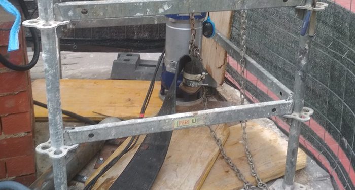 El Ayuntamiento de Cuenca instala un sistema de bombeo de refuerzo a la altura del parking de Astrana Marín