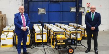 El Gobierno regional entrega equipos electrógenos y material de emergencias a 47 agrupaciones de Protección Civil