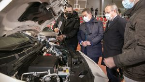 El parque móvil de la Junta contará en 2022 con un 15 por ciento de vehículos ecoeficientes