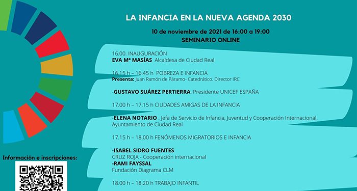 El presidente de UNICEF España participará en el próximo seminario de la UCLM sobre la Agenda 2030