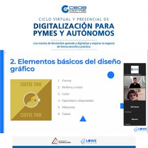 Finalizan las sesiones online del ciclo de digitalización para pymes y autónomos de CEOE-Cepyme Guadalajara