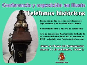 Huete acoge una conferencia y exposición de teléfonos históricos