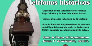 Huete acoge una conferencia y exposición de teléfonos históricos