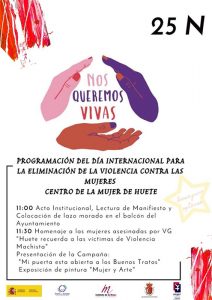 Huete celebra eñ Día Internacional para la Eliminación de la Violencia contra las Mujeres