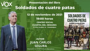 Juan Carlos Segura presenta este viernes en Guadalajara su libro Soldados de cuatro patas