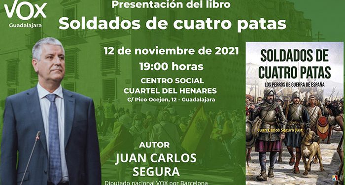 Juan Carlos Segura presenta este viernes en Guadalajara su libro Soldados de cuatro patas 1 Juan Carlos Segura presenta este viernes en Guadalajara su libro Soldados de cuatro patas