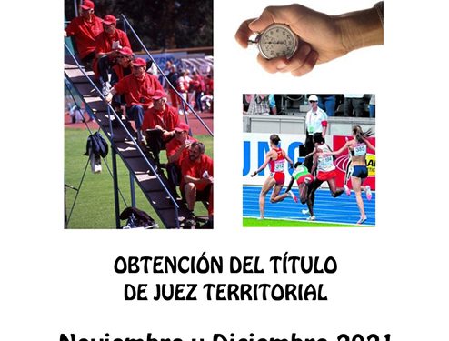 Curso online de acceso a Juez Territorial de Atletismo 1 Juez Territorial de Atletismo