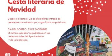 La Biblioteca de Cabanillas sorteará una gran Cesta Literaria de Navidad entre sus usuarios