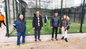 La Diputación de Cuenca invierte 33.000 euros en la construcción de una pista de pádel cubierta en Villaescusa de Haro