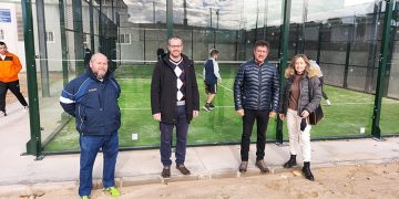 La Diputación de Cuenca invierte 33.000 euros en la construcción de una pista de pádel cubierta en Villaescusa de Haro