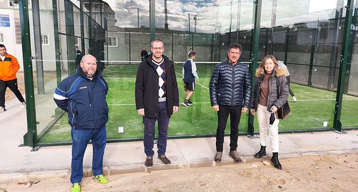 La Diputación de Cuenca invierte 33.000 euros en la construcción de una pista de pádel cubierta en Villaescusa de Haro