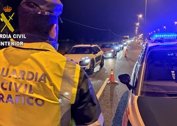 La Guardia Civil de Guadalajara detiene a un conductor por conducción temeraria y alcoholemia positiva