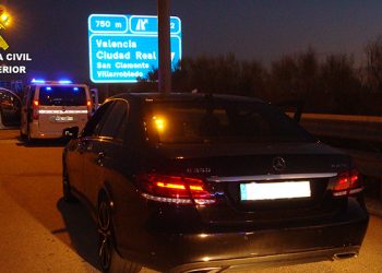 La Guardia Civil investiga a una persona que conducía a 224 km/h por Las Pedroñeras