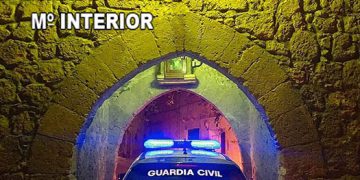 La Guardia Civil sorprende y detiene a tres personas por robo en Almonacid de Zorita