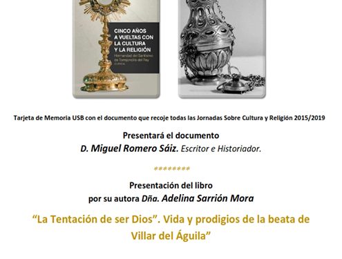La Hermandad del Santísimo de Torrejoncillo del Rey presenta el documento Cinco Años a vueltas con la cultura y la religión