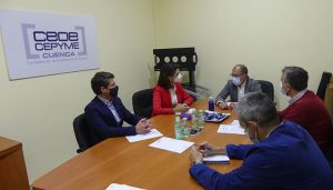 La patronal conquense y y la Diputación de Cuenca analizan los trabajos conjuntos de lucha contra la despoblación