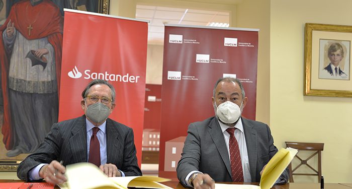 La UCLM y Banco Santander reafirman su colaboración en formación, investigación, empleabilidad y emprendimiento