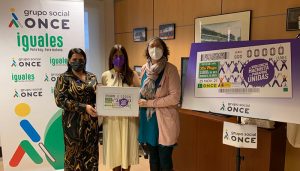 Los cupones de la ONCE gritan ‘La violencia machista la paramos unidas’, en el Día Internacional de la Eliminación de la Violencia contra la Mujer