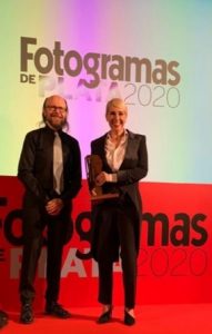 Los Fotogramas de Plata 2020 reconocen a la yunquerana Mª Luisa Gutiérrez como Mujer del Año