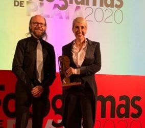 Los Fotogramas de Plata 2020 reconocen a la yunquerana Mª Luisa Gutiérrez como Mujer del Año