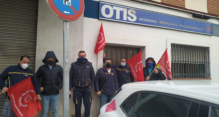 Los trabajadores de OTIS en Cuenca van a la huelga